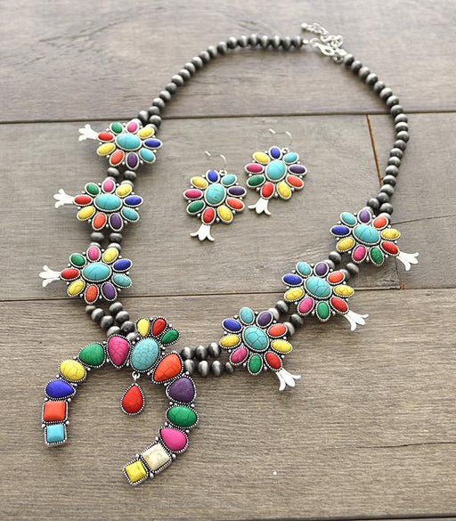 Ace High Trends NECKLACES,WESTERN SQUASH BLOSSOM NECKLACES,SALE,JEWELRY