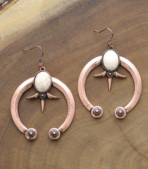 Ace High Trends EARRINGS,WESTERN SQUASH BLOSSOM EARRINGS