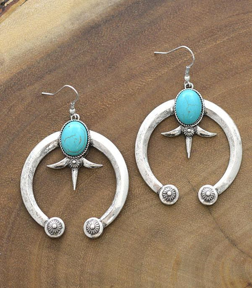 Ace High Trends EARRINGS,WESTERN SQUASH BLOSSOM EARRINGS