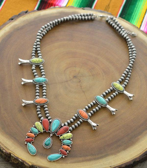 Ace High Trends NECKLACES,WESTERN SQUASH BLOSSOM NECKLACES,SALE,JEWELRY