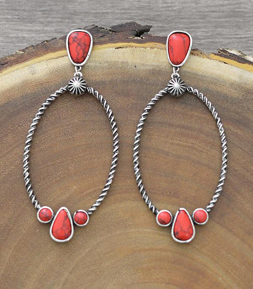 Ace High Trends EARRINGS,WESTERN POST EARRINGS