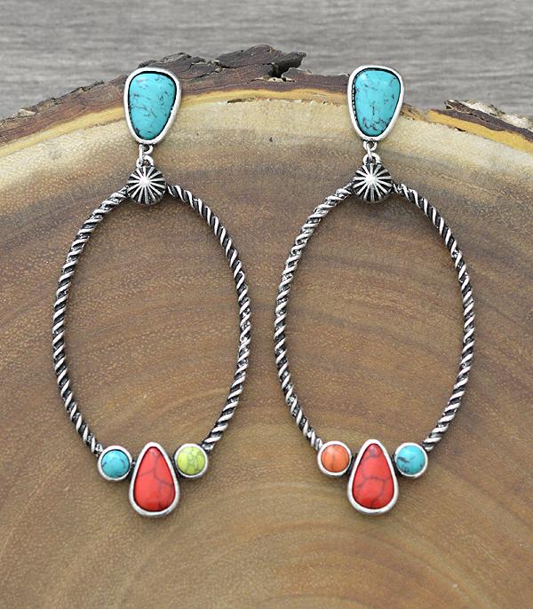 Ace High Trends EARRINGS,WESTERN POST EARRINGS