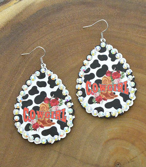 Ace High Trends EARRINGS,WESTERN HOOK EARRINGS