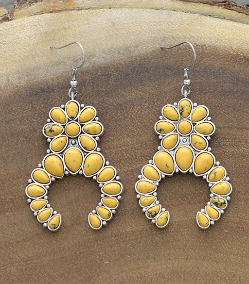 Ace High Trends EARRINGS,WESTERN SQUASH BLOSSOM EARRINGS