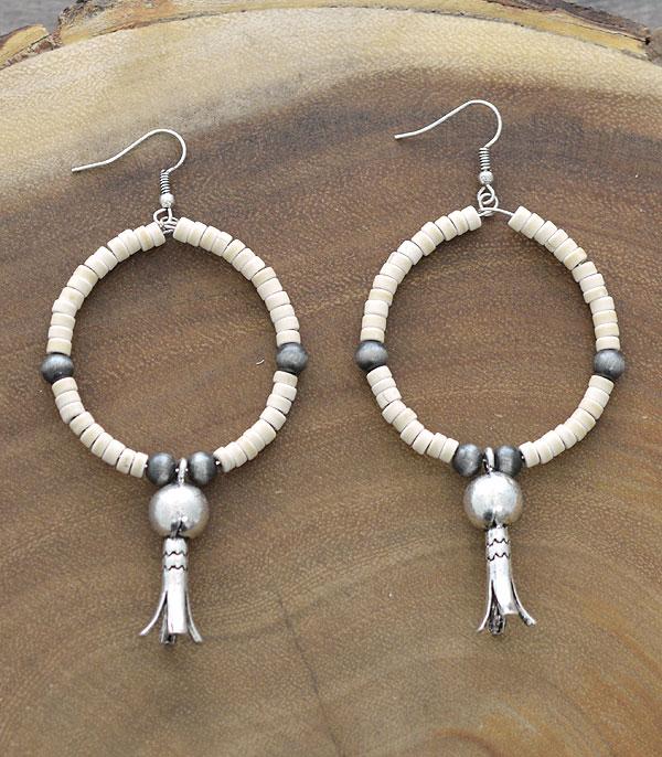 Ace High Trends EARRINGS,WESTERN SQUASH BLOSSOM EARRINGS