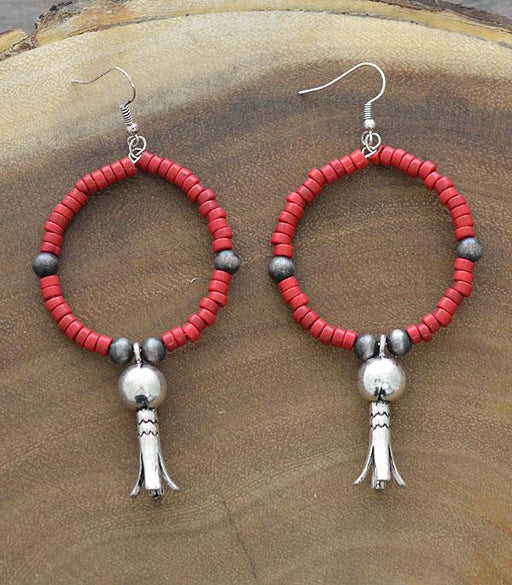 Ace High Trends EARRINGS,WESTERN SQUASH BLOSSOM EARRINGS