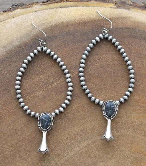 Ace High Trends EARRINGS,WESTERN SQUASH BLOSSOM EARRINGS