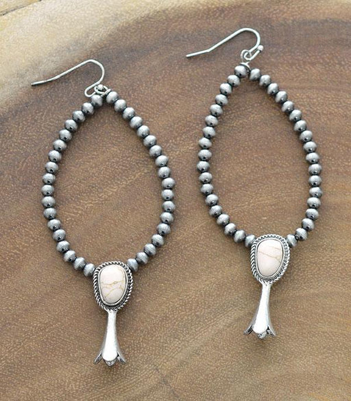 Ace High Trends EARRINGS,WESTERN SQUASH BLOSSOM EARRINGS