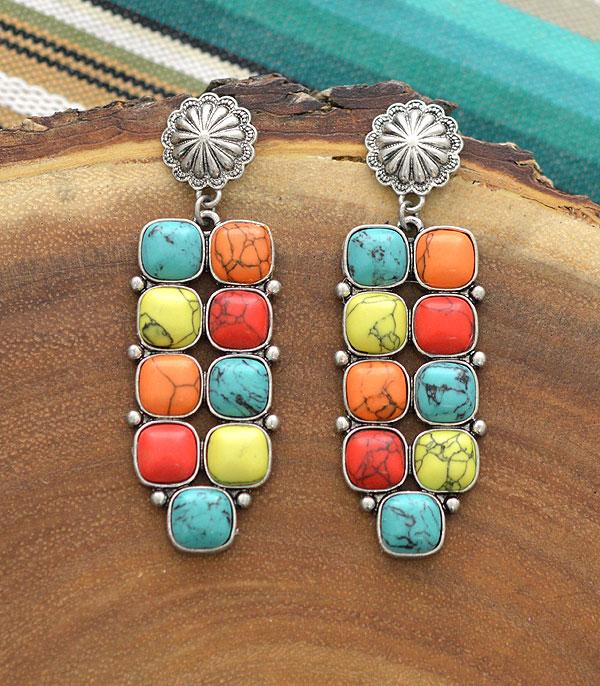 Ace High Trends EARRINGS,WESTERN POST EARRINGS