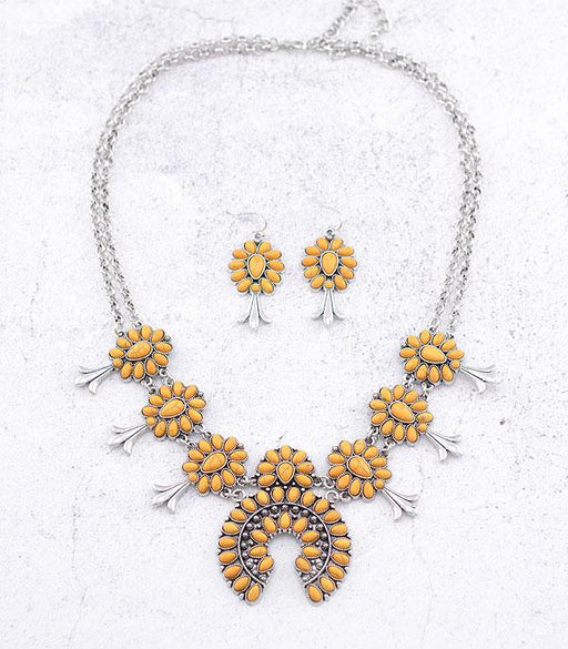 Ace High Trends NECKLACES,WESTERN SQUASH BLOSSOM NECKLACES