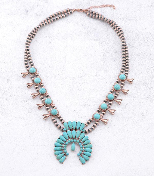 Ace High Trends NECKLACES,WESTERN SQUASH BLOSSOM NECKLACES,SALE,JEWELRY