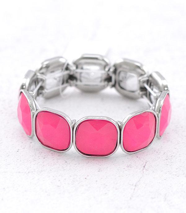 Ace High Trends BRACELETS,STRETCH,PINK COWGIRL