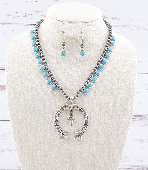 Ace High Trends NECKLACES,WESTERN SQUASH BLOSSOM NECKLACES