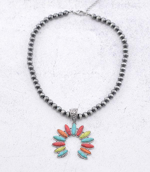 Ace High Trends NECKLACES,WESTERN SQUASH BLOSSOM NECKLACES