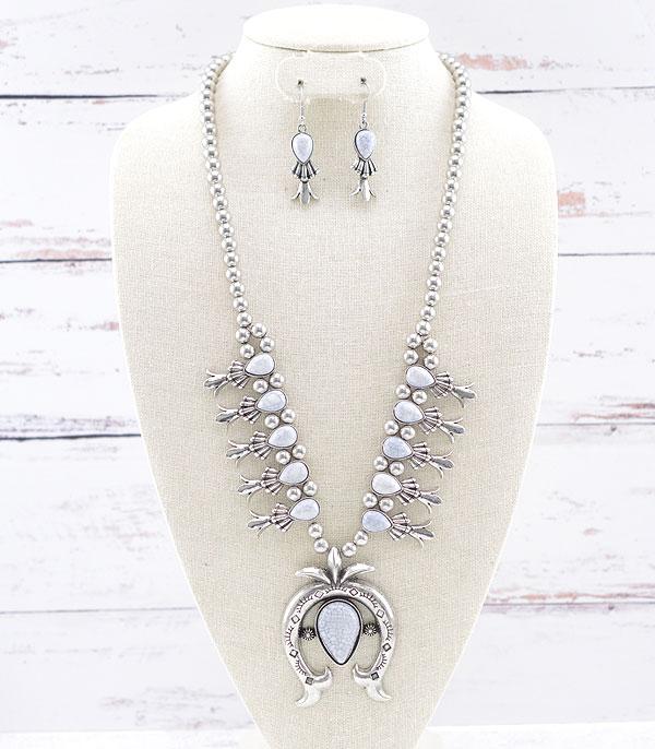 Ace High Trends NECKLACES,WESTERN SQUASH BLOSSOM NECKLACES