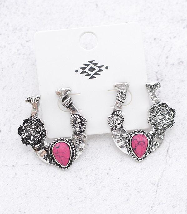 Ace High Trends EARRINGS,WESTERN POST EARRINGS