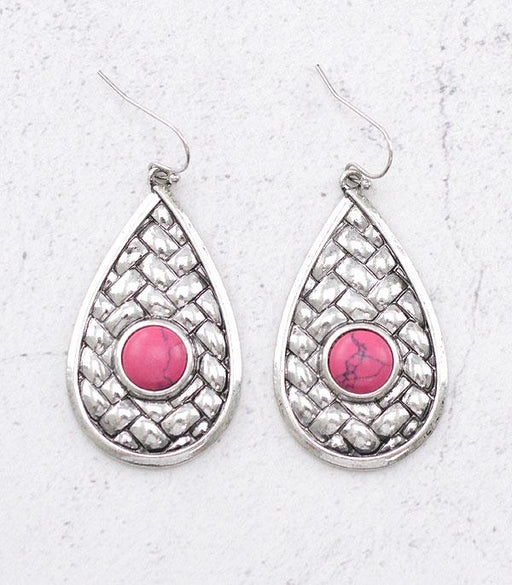 Ace High Trends EARRINGS,WESTERN HOOK EARRINGS,PINK COWGIRL