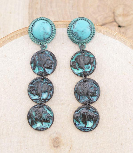 Ace High Trends EARRINGS,WESTERN POST EARRINGS