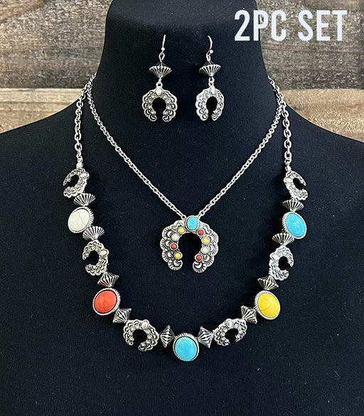 Ace High Trends NECKLACES,WESTERN SQUASH BLOSSOM NECKLACES