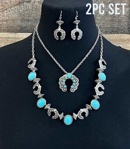 Ace High Trends NECKLACES,WESTERN SQUASH BLOSSOM NECKLACES