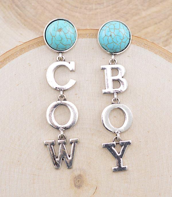 Ace High Trends EARRINGS,WESTERN POST EARRINGS