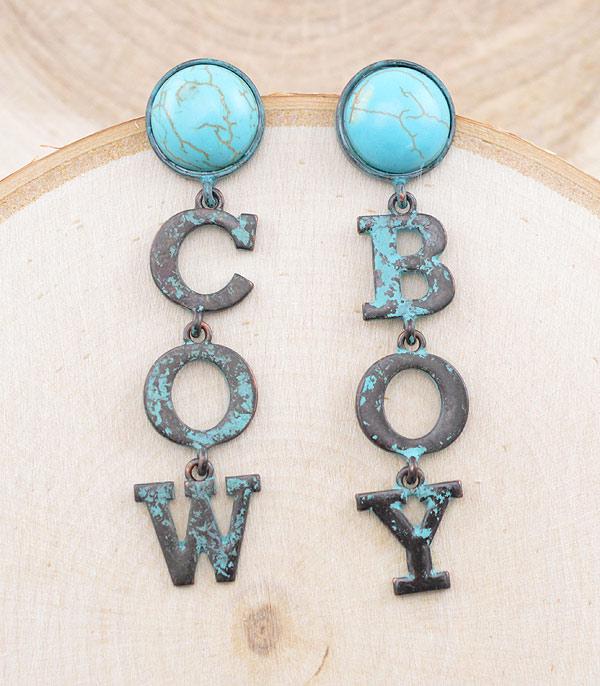 Ace High Trends EARRINGS,WESTERN POST EARRINGS