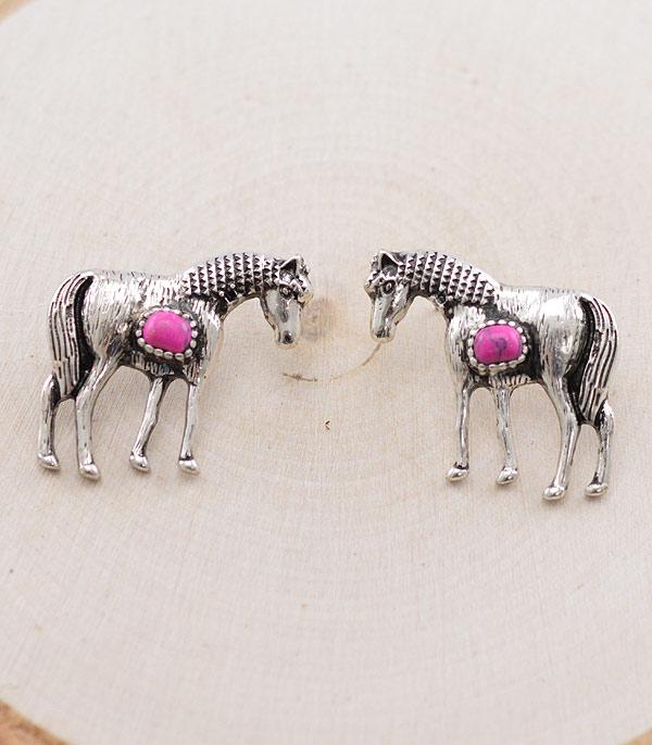 Ace High Trends EARRINGS,WESTERN POST EARRINGS