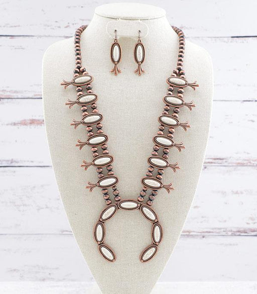 Ace High Trends NECKLACES,WESTERN SQUASH BLOSSOM NECKLACES