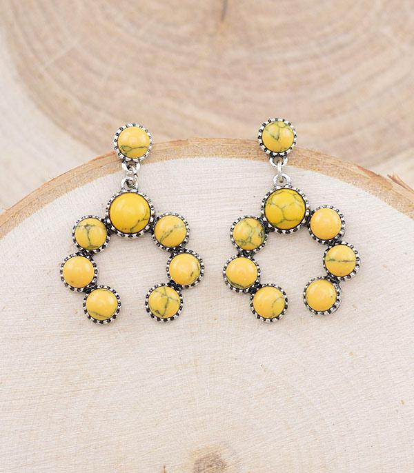 Ace High Trends EARRINGS,WESTERN SQUASH BLOSSOM EARRINGS