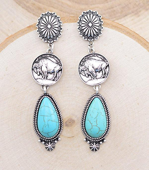 Ace High Trends EARRINGS,WESTERN POST EARRINGS