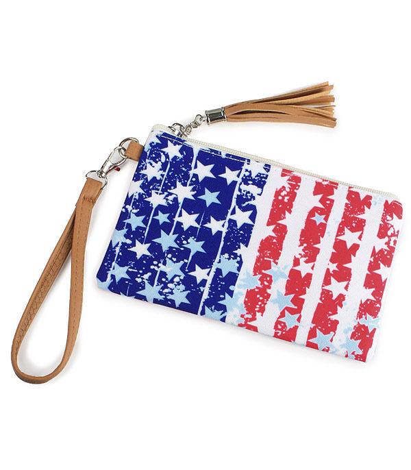 Ace High Trends HANDBAGS,WALLETS | SMALL ACCESSORIES,RED,WHITE, AND BLUE