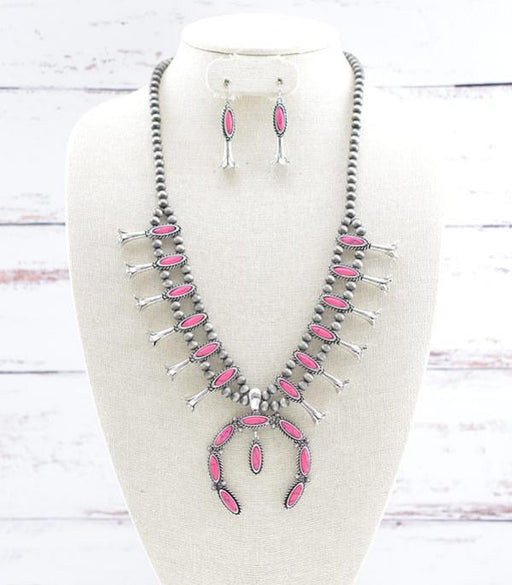 Ace High Trends NECKLACES,WESTERN SQUASH BLOSSOM NECKLACES
