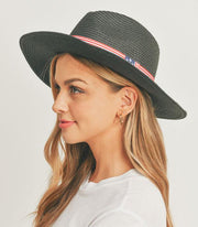 Ace High Trends HATS I HAIR ACC,RANCHER| STRAW HAT,RED,WHITE, AND BLUE