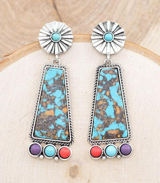 Ace High Trends EARRINGS,WESTERN POST EARRINGS