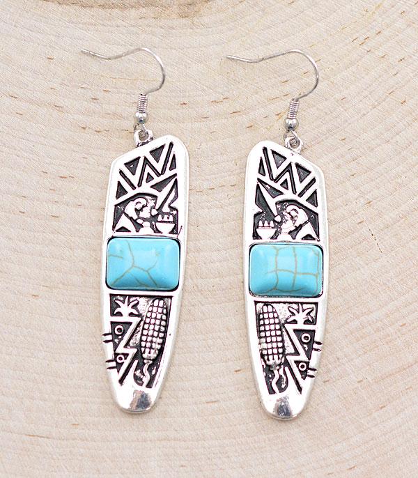 Ace High Trends EARRINGS,WESTERN HOOK EARRINGS