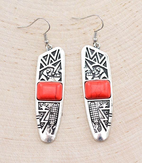 Ace High Trends EARRINGS,WESTERN HOOK EARRINGS