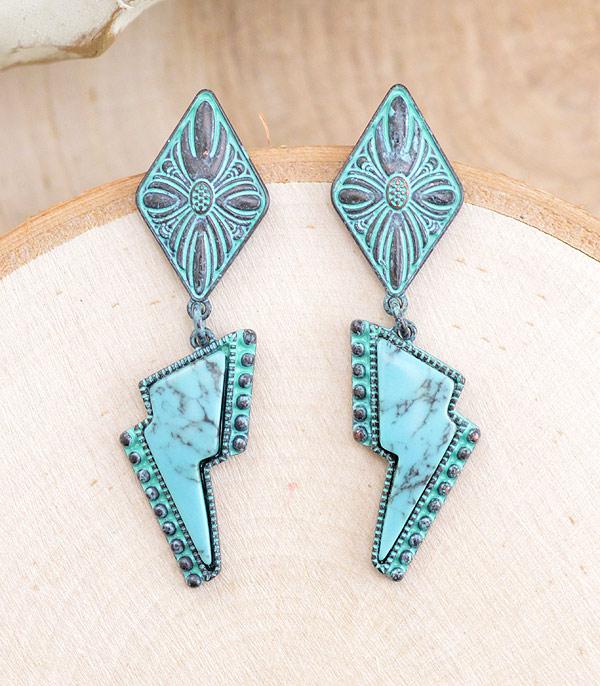 Ace High Trends EARRINGS,WESTERN POST EARRINGS