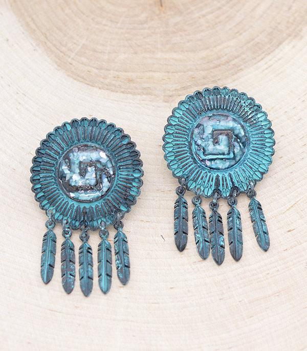Ace High Trends EARRINGS,WESTERN POST EARRINGS