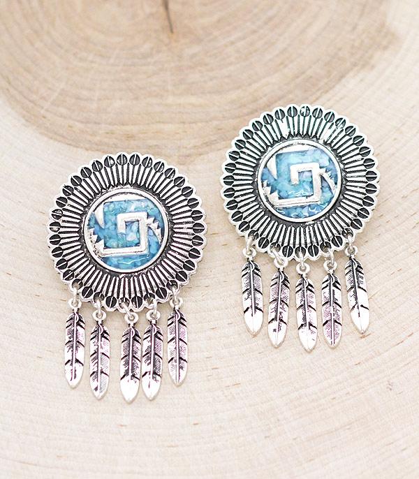 Ace High Trends EARRINGS,WESTERN POST EARRINGS