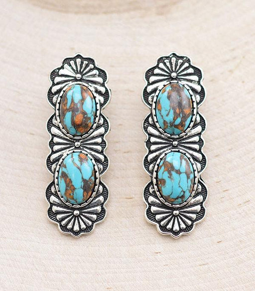 Ace High Trends EARRINGS,WESTERN POST EARRINGS