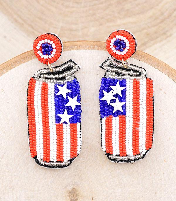 Ace High Trends EARRINGS,TRENDY EARRINGS,RED,WHITE, AND BLUE
