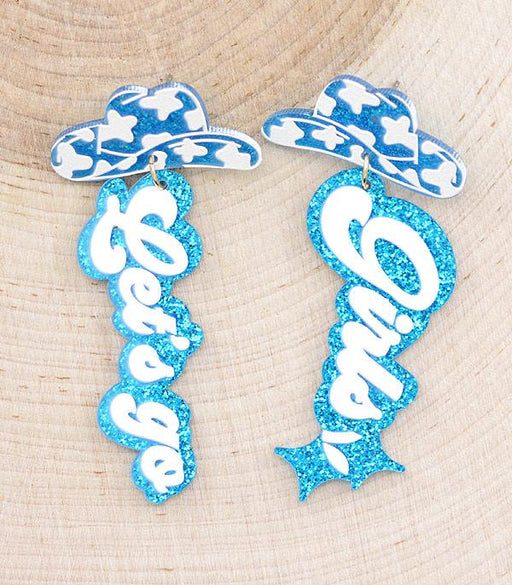 Ace High Trends EARRINGS,WESTERN POST EARRINGS