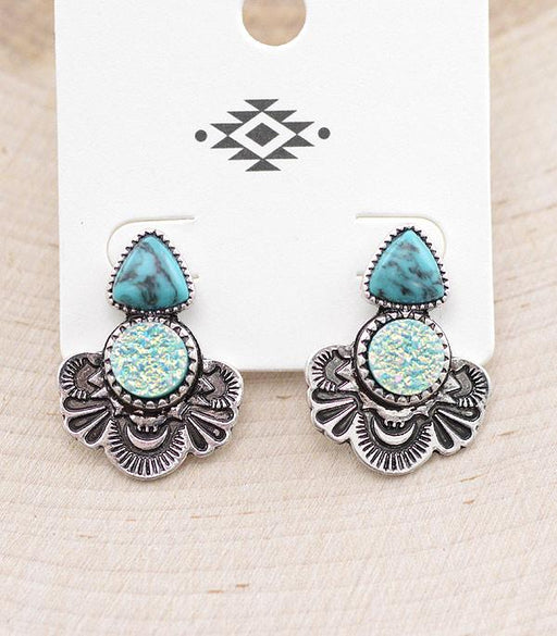 Ace High Trends EARRINGS,WESTERN POST EARRINGS