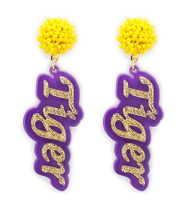 Ace High Trends GAMEDAY,EARRINGS,TRENDY EARRINGS