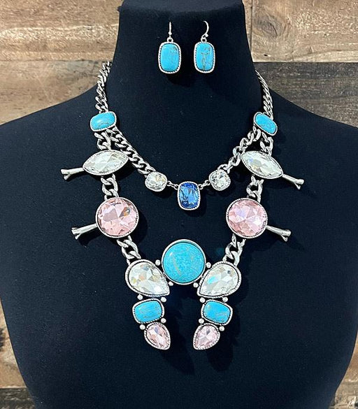 Ace High Trends NECKLACES,WESTERN SQUASH BLOSSOM NECKLACES