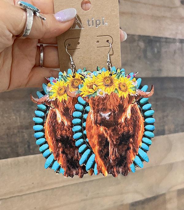 Ace High Trends EARRINGS,WESTERN HOOK EARRINGS