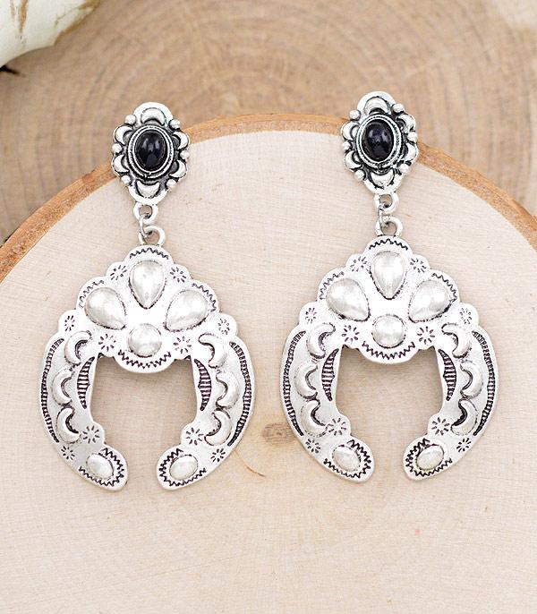 Ace High Trends EARRINGS,WESTERN SQUASH BLOSSOM EARRINGS