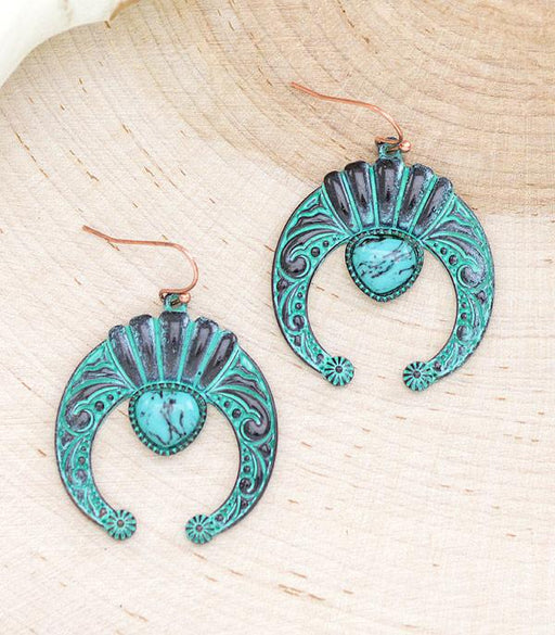 Ace High Trends EARRINGS,WESTERN SQUASH BLOSSOM EARRINGS