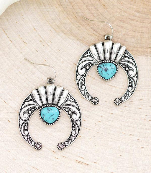 Ace High Trends EARRINGS,WESTERN SQUASH BLOSSOM EARRINGS