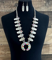 Ace High Trends NECKLACES,WESTERN SQUASH BLOSSOM NECKLACES